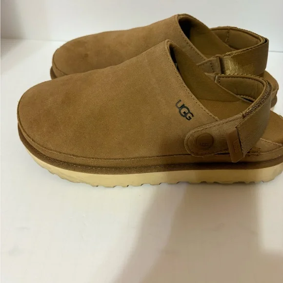 UGG Brown Suede Slip-On Loafers - Picture 3 of 8